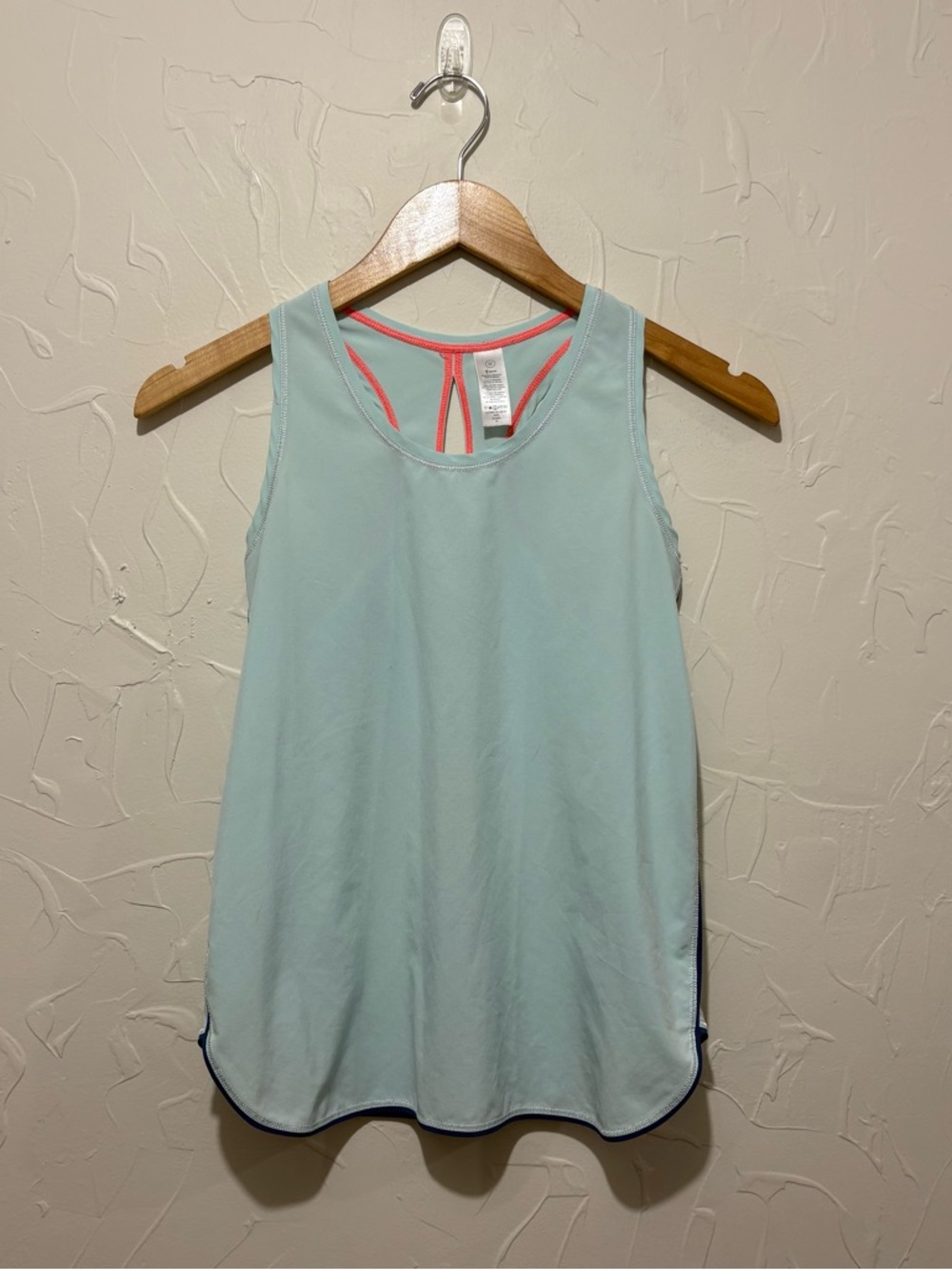 Ivivva by Lululemon sky blue athletic tank top (size 12 youth)